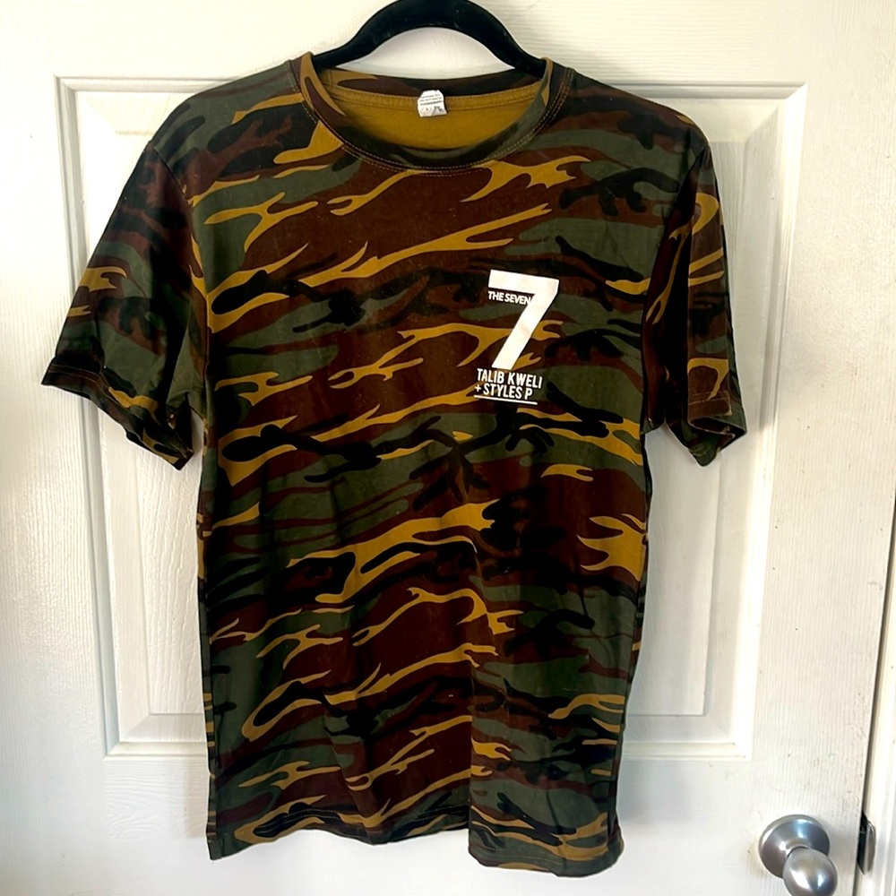 The 7 Talib Kweli + Styles P Camouflage Concert Tee Unisex